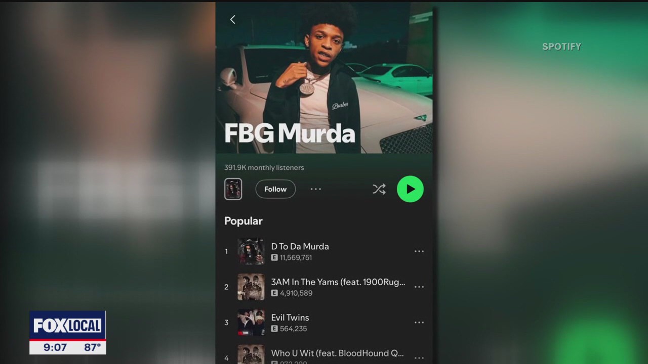 Dallas rapper FBG Murda shot in Irving muffler shop