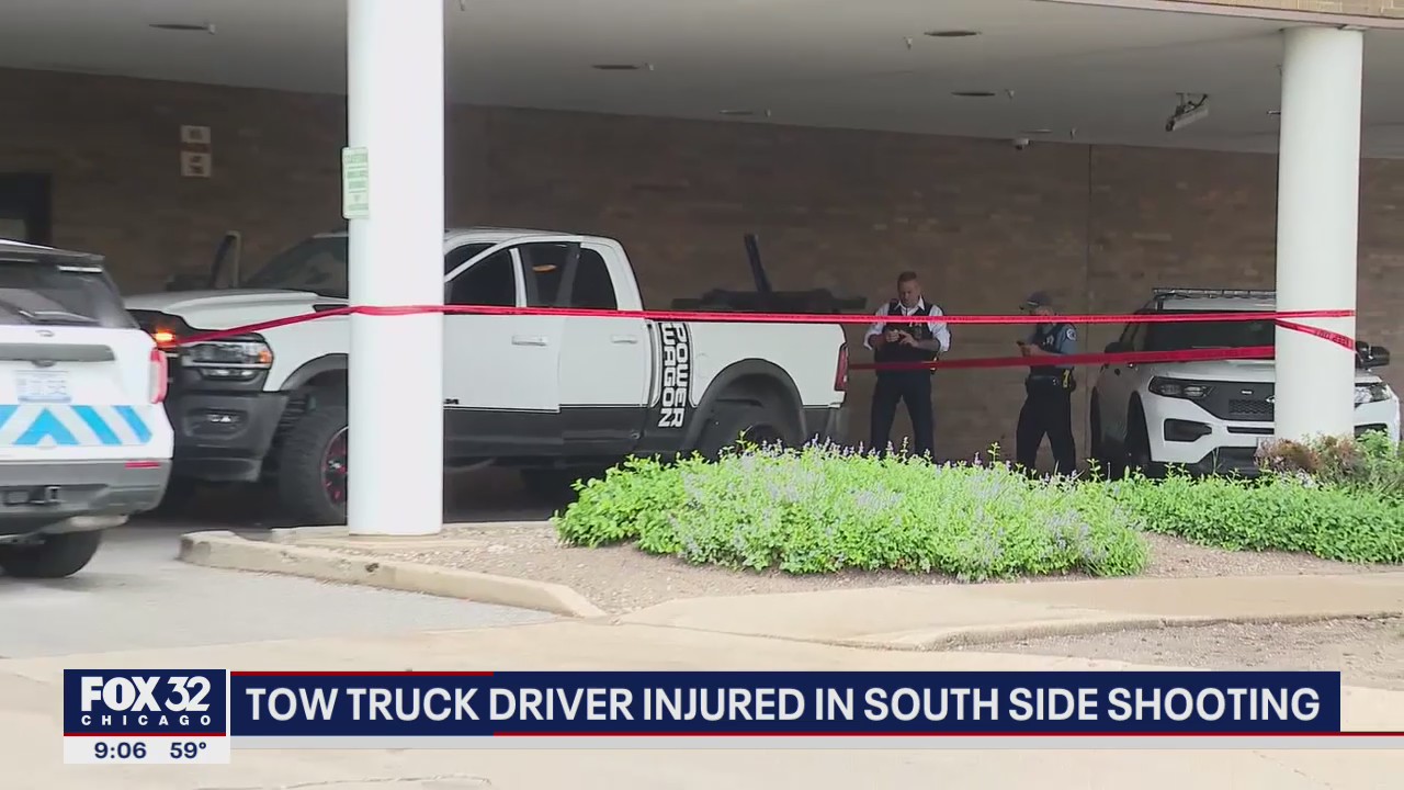 Tow truck driver shot in Chicago's West Englewood neighborhood