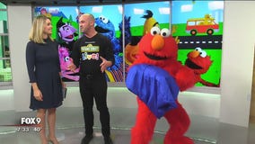 Elmo stops by FOX 9 and does magic!