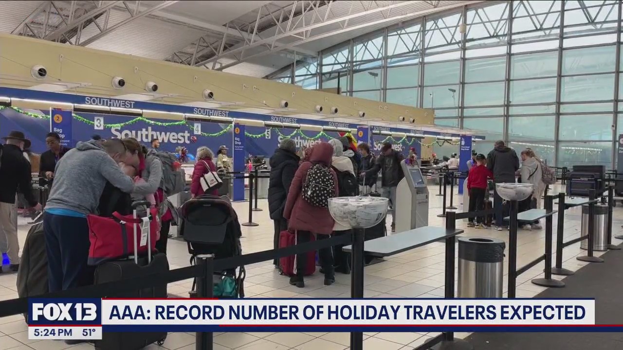 Record number of holiday travelers expected: AAA