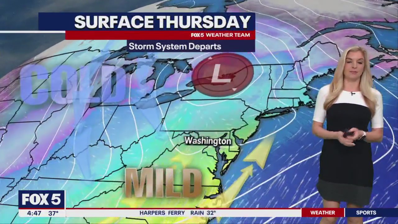 FOX 5 Weather forecast for Thursday, February 13