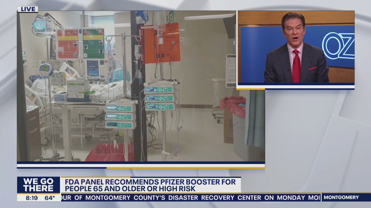 FDA panel recommends Pfizer booster for people 65 and older or high risk