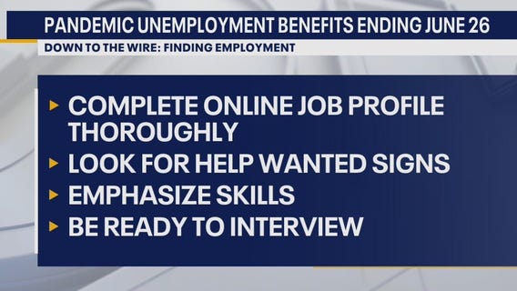 Preparing for end of extended unemployment benefits