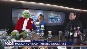 Holiday Grinch-themed cocktails