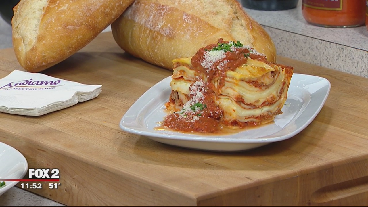 Andiamo shows us how to make lasagna at home