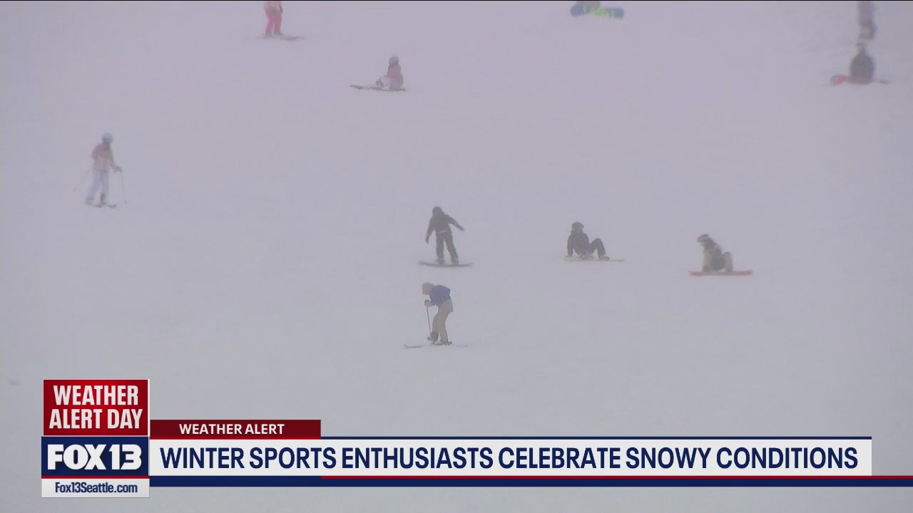 WA winter sports enthusiasts celebrate snowy conditions