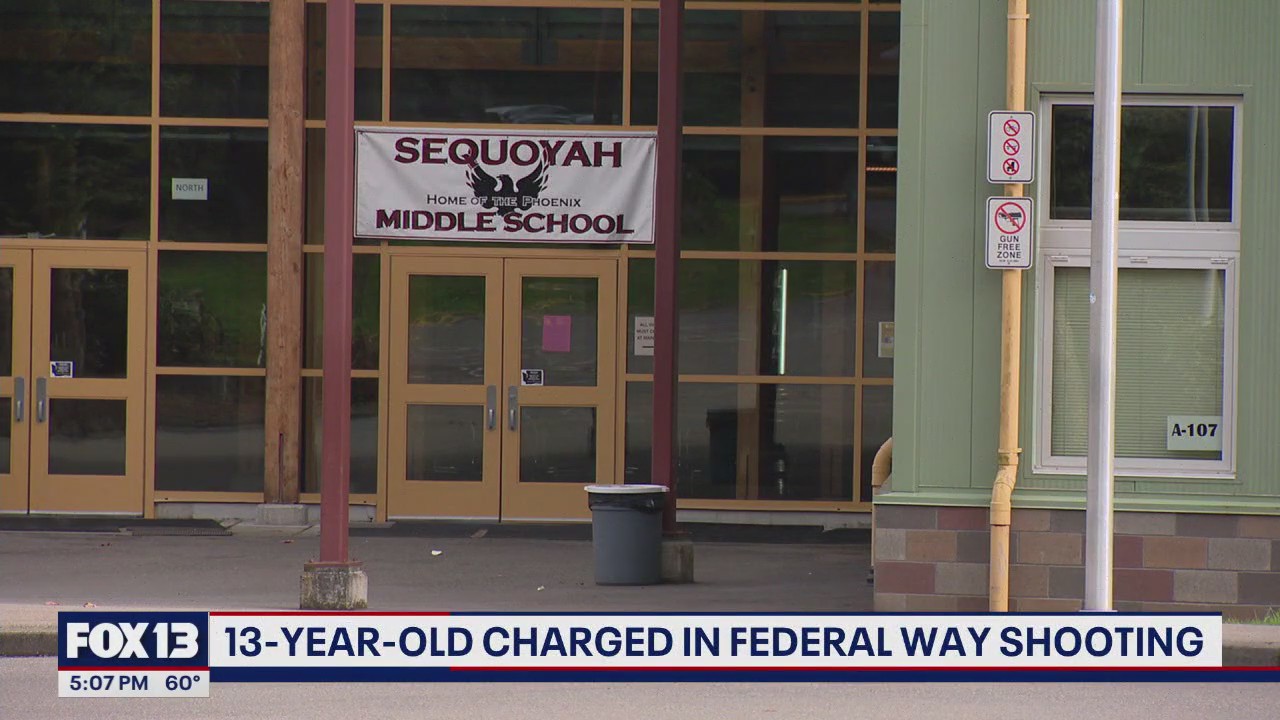 13-year-old charged in Federal Way, WA shooting