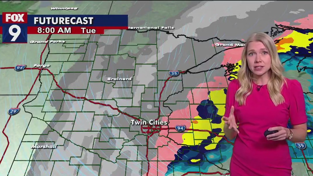 MN weather: Rain transitions into snow Tuesday