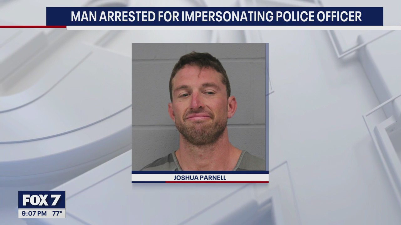 Man arrested for impersonating police officer