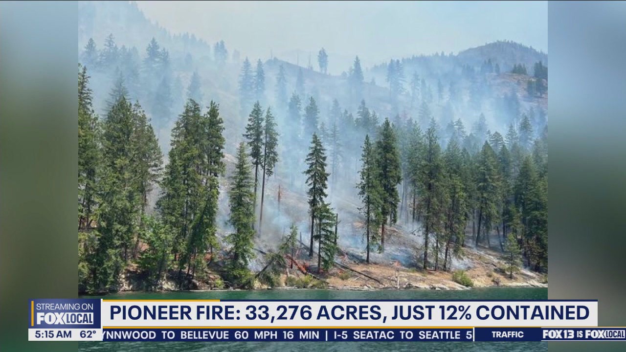 Pioneer Fire burns more than 33,000 acres, 12% contained