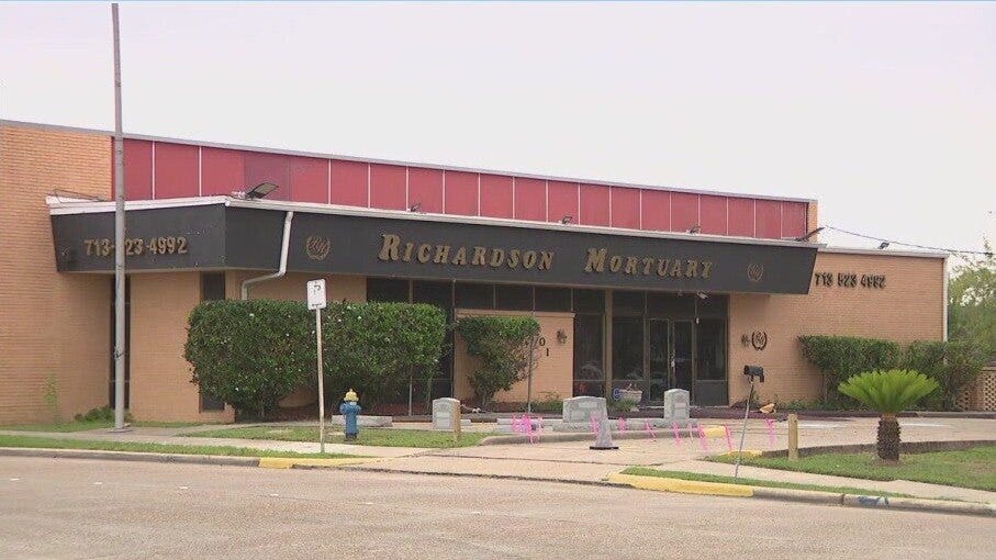 Police issue public notice on unclaimed remains found at Houston funeral home