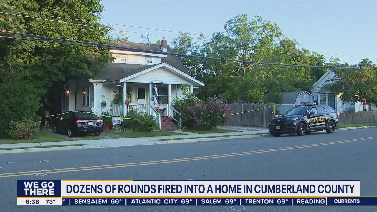 Dozens of rounds fired into home in Cumberland County