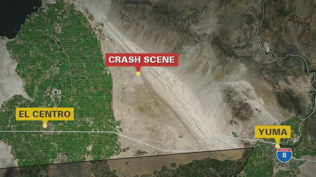 Military plane crashes in Southern California