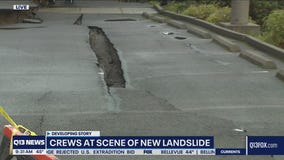 Crews responding to new landslide