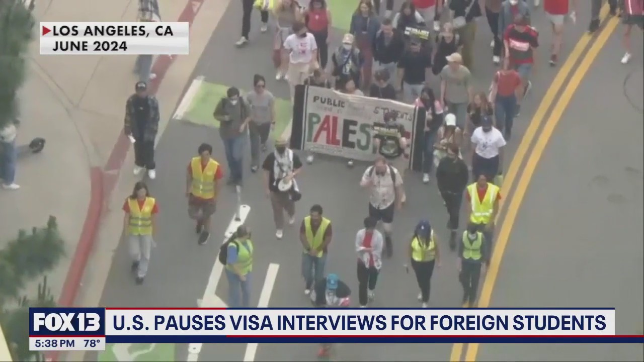 US pauses visa interviews for foreign students