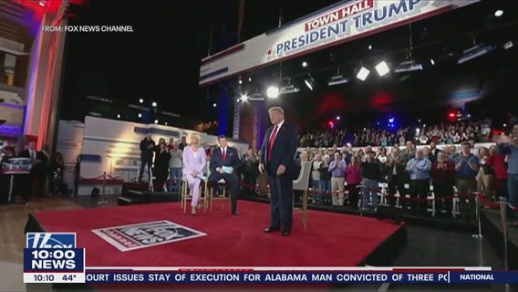 Trump speaks on wide variety of issues in a town hall hosted in Joe Biden's hometown of Scranton