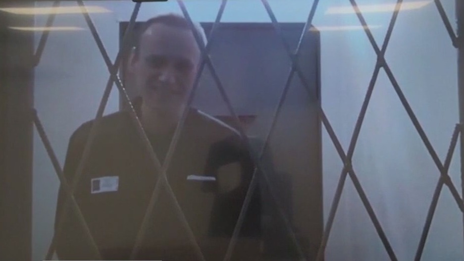 Video shows Alexei Navalny's last known appearance