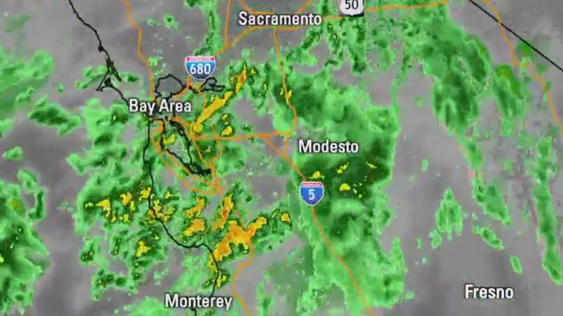 Storm brings rain, possible hail and lightening