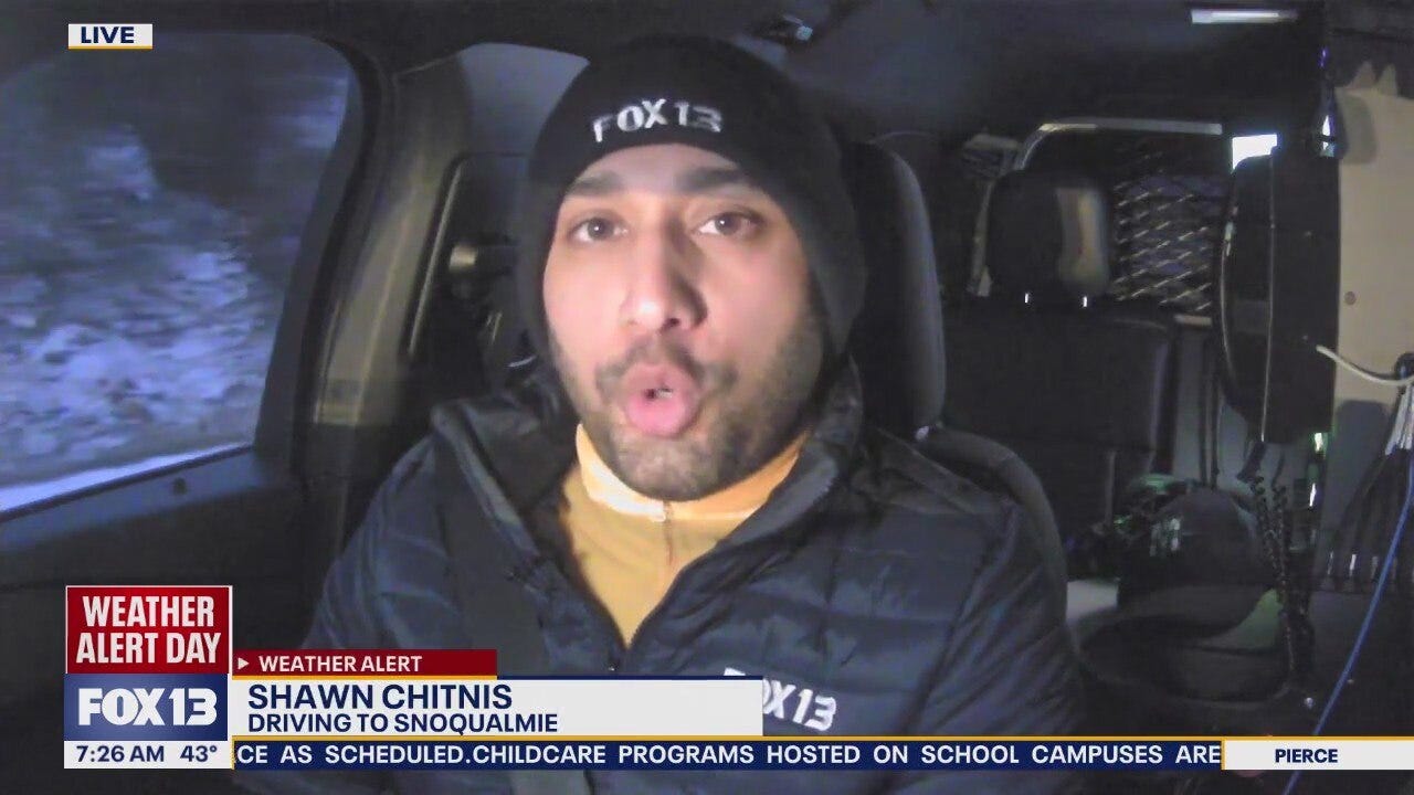 Blizzard warning in effect in western WA: Wind gusts clocked at 82 mph