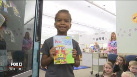 Kids treated to books from vending machine