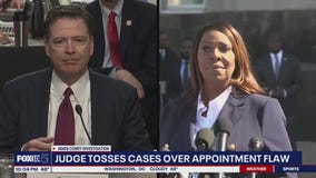 Judge tosses cases of Comey, James