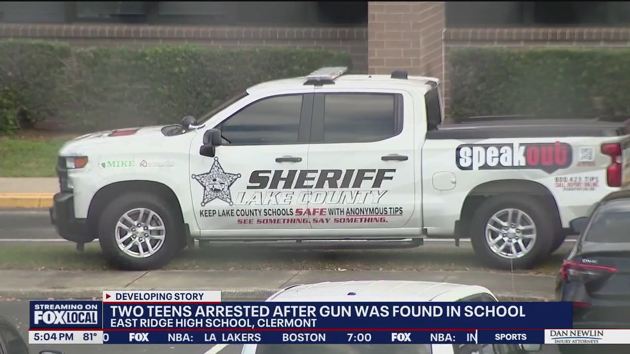 2 Lake County students facing charges after gun found on school campus, officials say