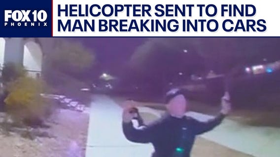 Mesa Police arrest man for trying to break into cars