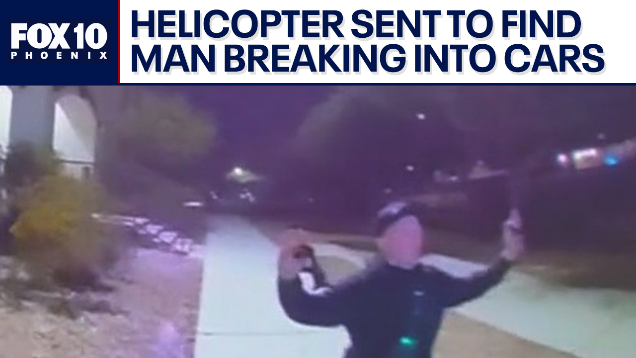 Mesa Police arrest man for trying to break into cars