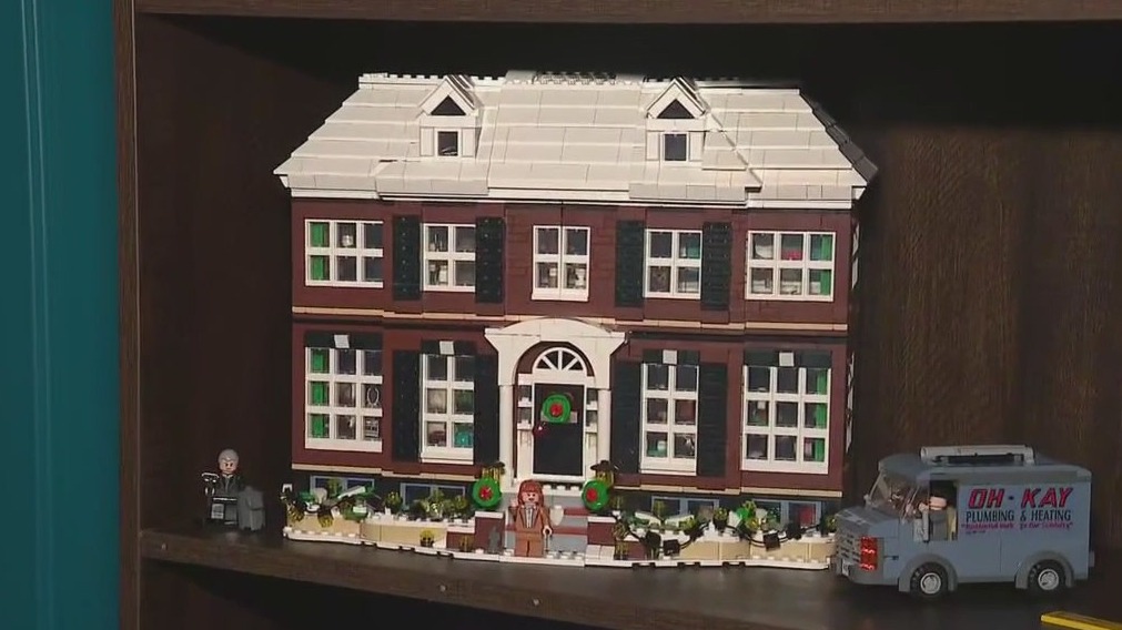 Step inside Chicago’s life-sized holiday LEGO village!
