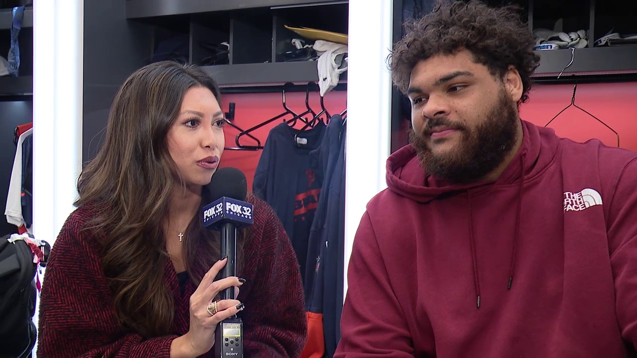 Darnell Wright explains how the Bears' O-Line has helped spring the run game