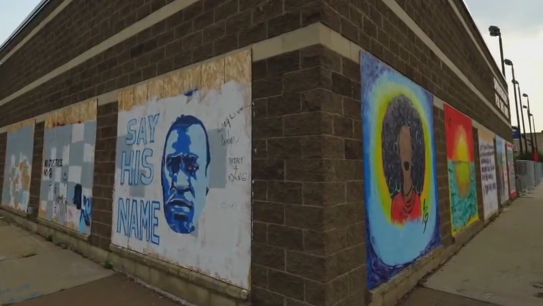 Saving street art from George Floyd's murder