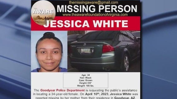 Goodyear Police searching for missing Jessica White, last seen on Easter Sunday