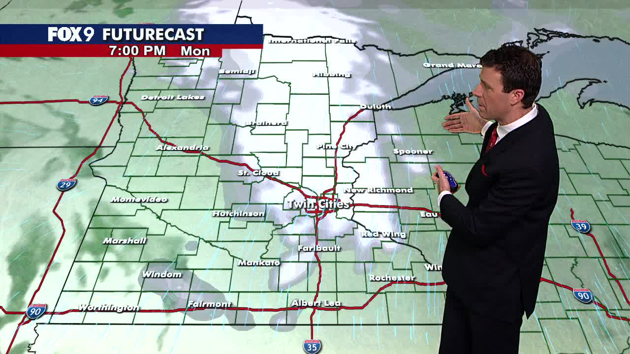 MN weather: Snowflakes Monday with slowly warming temps