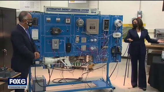 Vice president visits Milwaukee, touts infrastructure plan