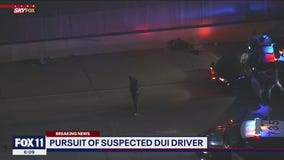 Suspected DUI driver in custody after leading CHP on lengthy chase