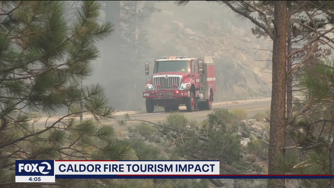 Tahoe region seeing tourism industry take a hit as the Caldor Fire burns