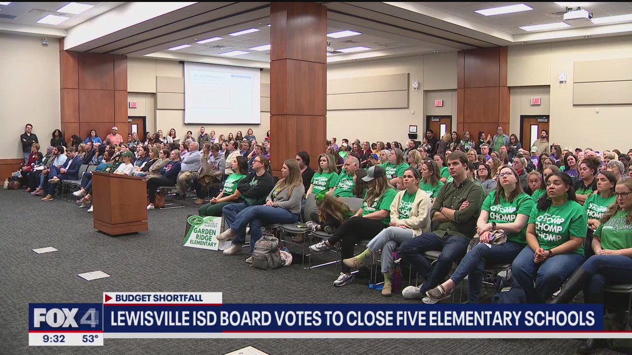 Lewisville ISD votes to close 5 elementary schools