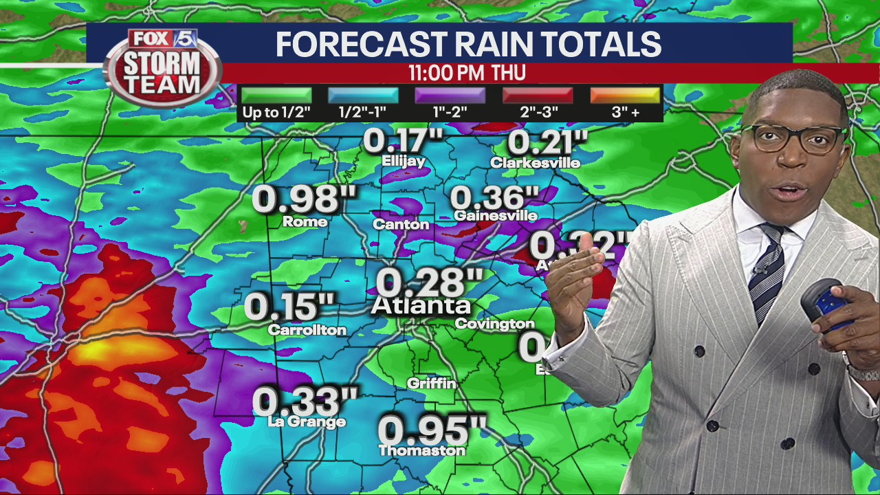 Late Tuesday night forecast | FOX 5 Atlanta
