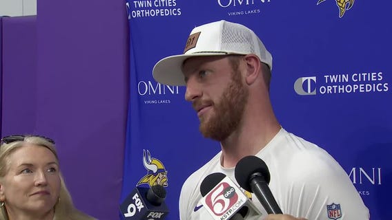Vikings QB Carson Wentz: 'It's been a whirlwind'