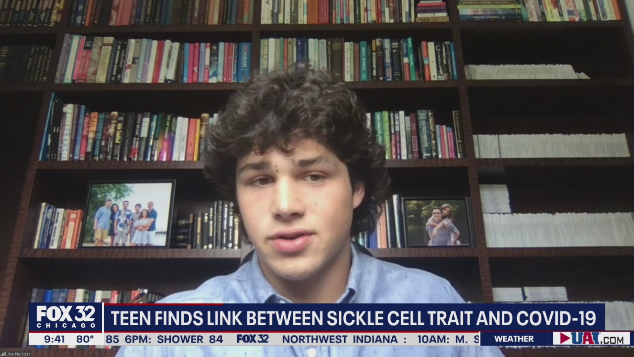 Lake Forest teen discovers link between sickle cell trait and COVID-19