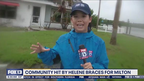 FL community hit by Helene now bracing for Milton