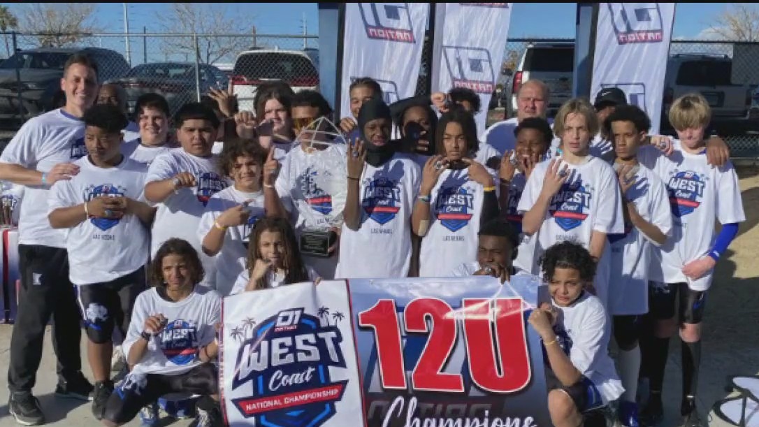 Youth football team wins championship