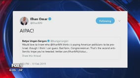 Rep. Ilhan Omar apologizes for "anti-semitic" tweet