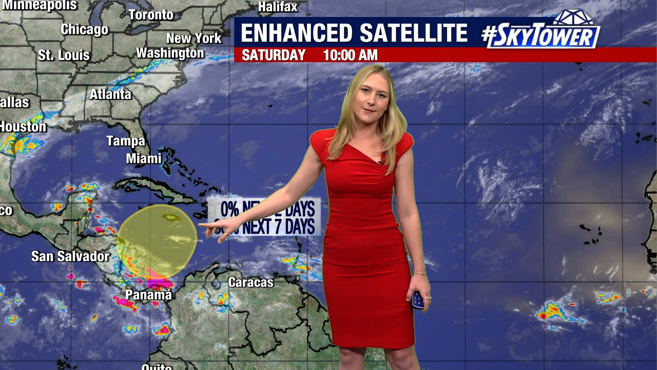 Slight chance of development in Caribbean Sea