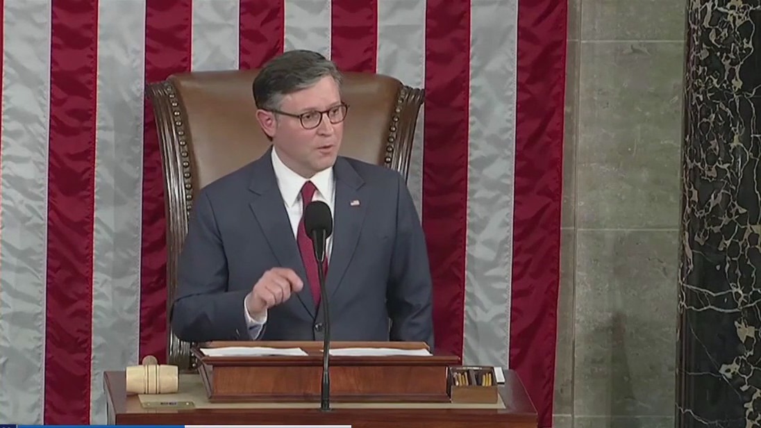 Mike Johnson narrowly reelected House speaker