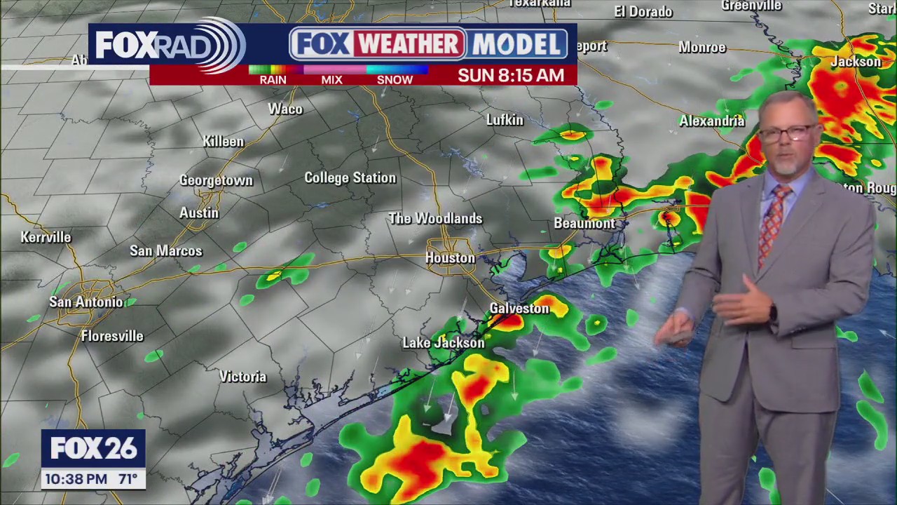 Houston weather: Storms late Saturday into Sunday