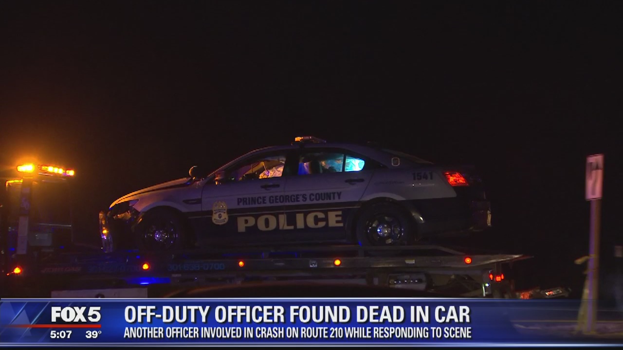 Prince George's County officer hurt after cruiser struck amid death probe