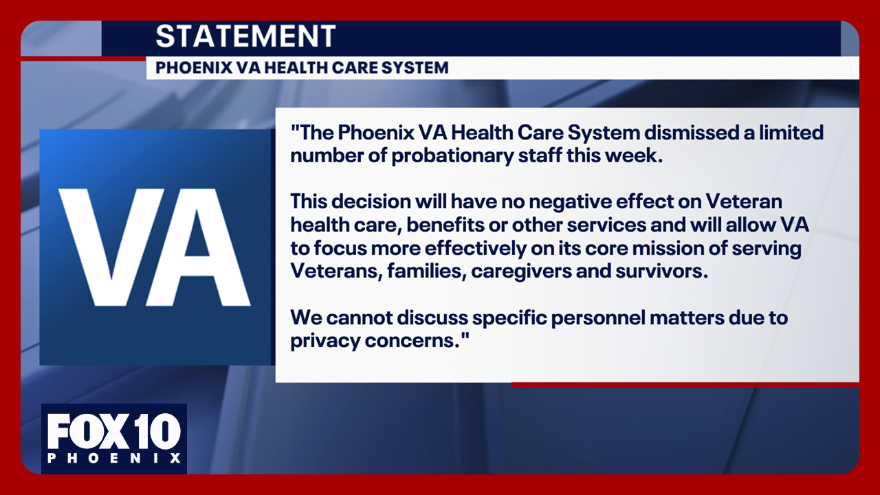 Therapist at Phoenix VA let go amid federal layoffs