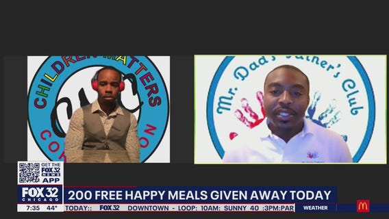 Anti-violence initiative giving out 200 free Happy Meals today to South Side kids