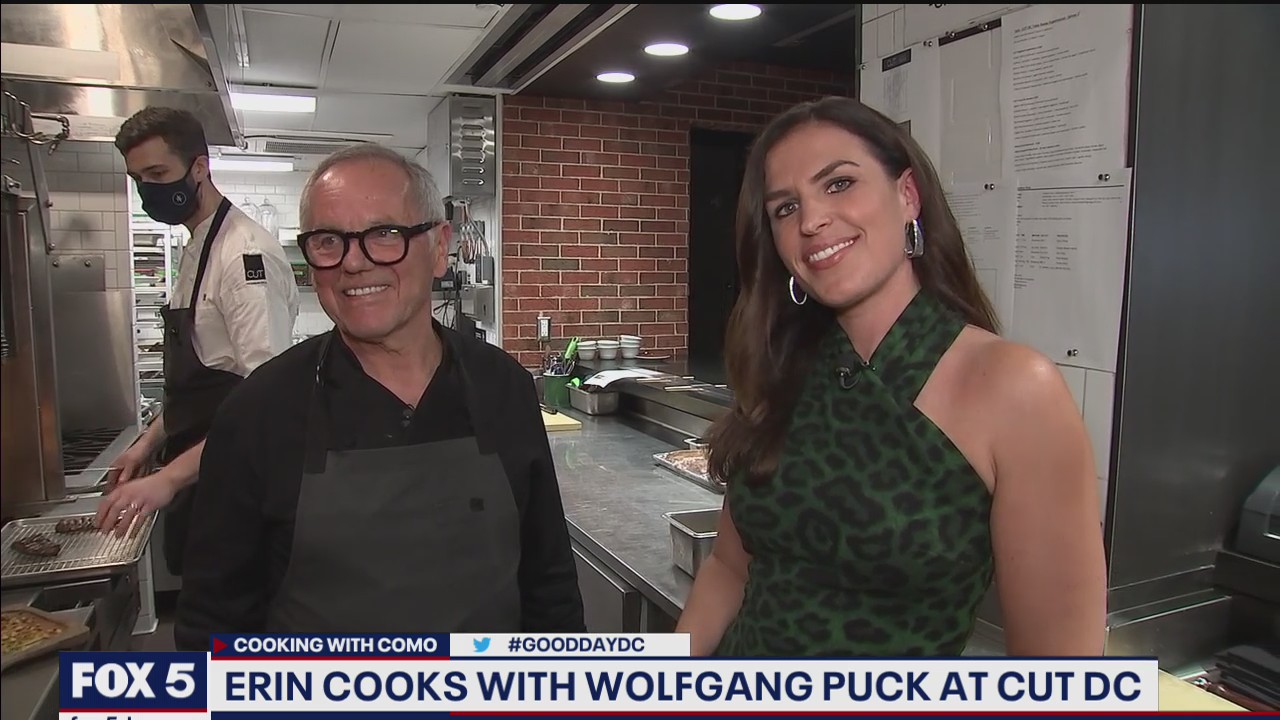 FOX 5 cooks with Wolfgang Puck at Cut DC